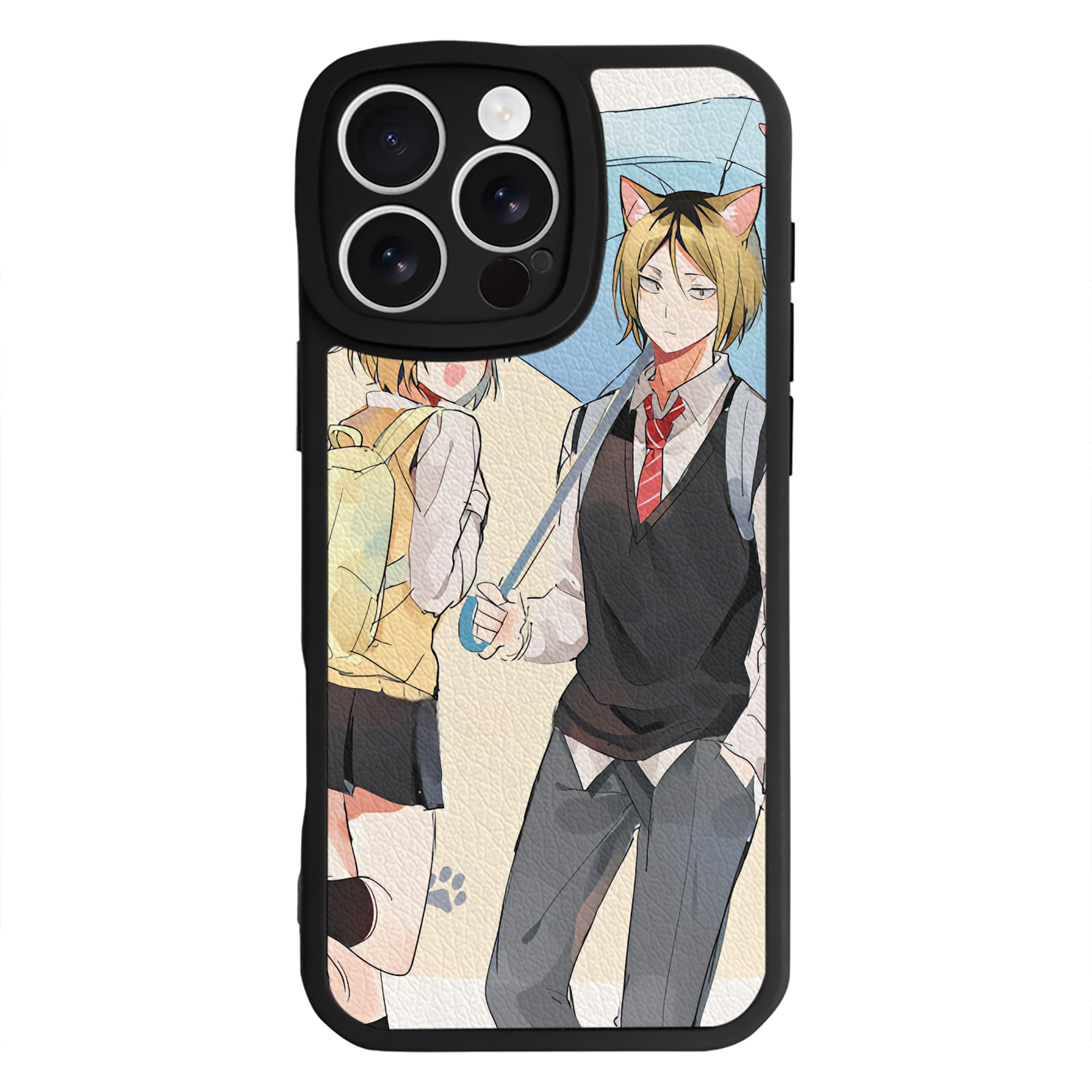 （画像用） ハイキュー!! Haikyu!! 【iPhone 16シリーズ対応】シリコンスマホケース（レザー調） 材質：シリコン